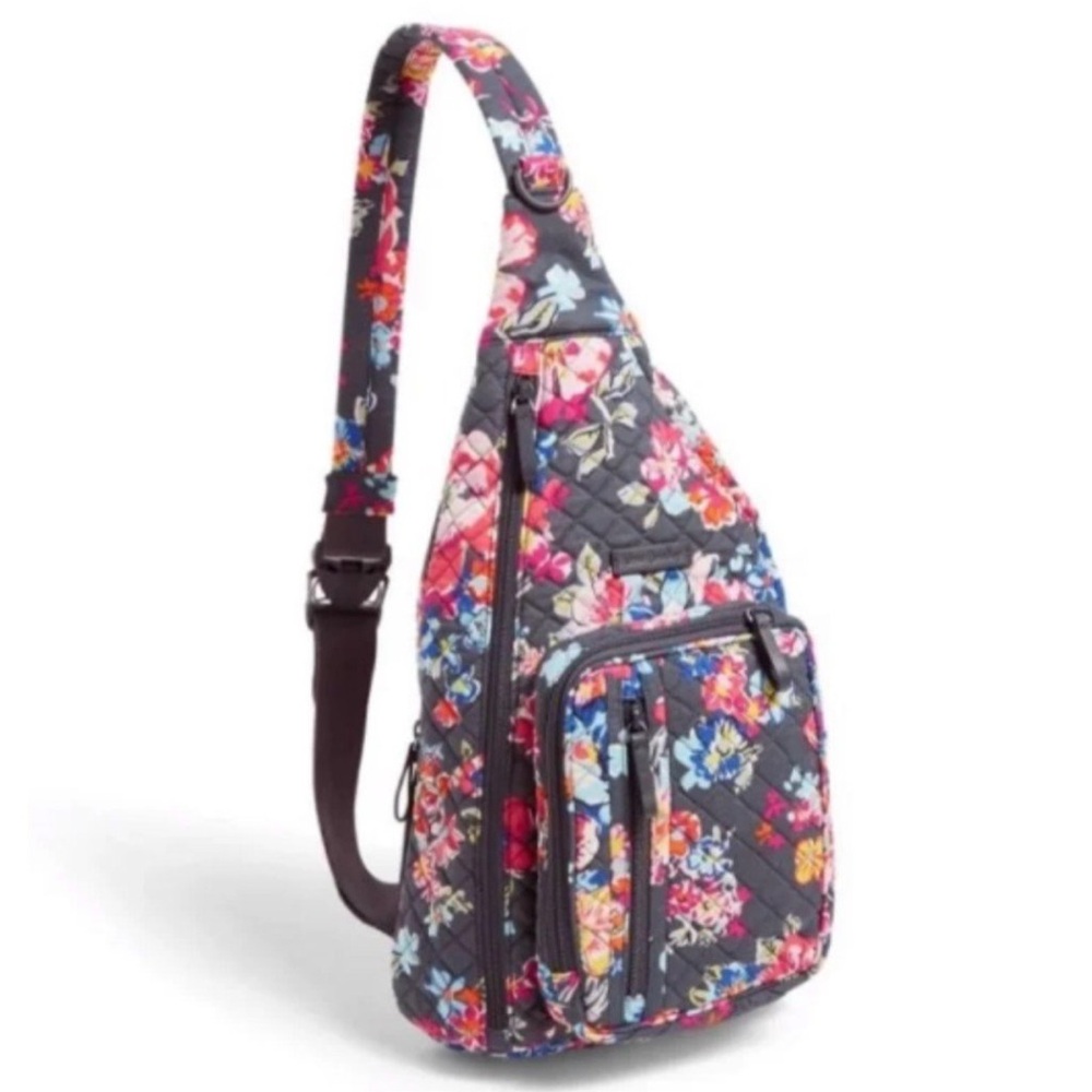 Vera Bradley Sling Backpack in Pretty Posies